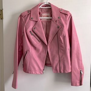 Levi faux leather moto jacket
